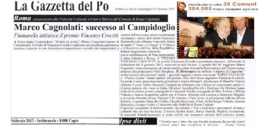 GAZZETTA DEL PO-premio2013