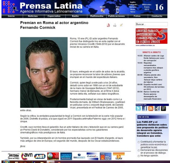 rassegna premio- prensa latina